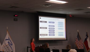 Grow America field director Maureen Milligan presented several housing strategies to City Council on Jan. 12. (Isabella Zeff/Community Impact)