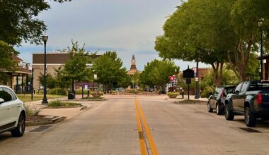 Roanoke will pay $5.7M in funding for three road projects, including North Walnut Road, North Oak Street and Howe Road. (Heather McCullough/Community Impact)