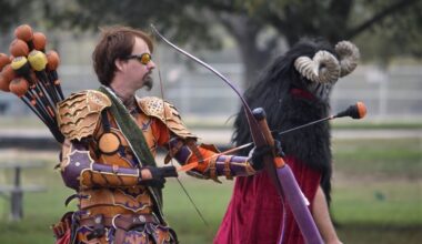 Head to Pickrell Park on March 14 for a day of medieval combat and roleplaying. (Courtesy Amtgard CK: Monster's Vale)