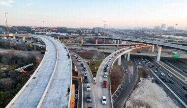 Drone shot of US 183 North