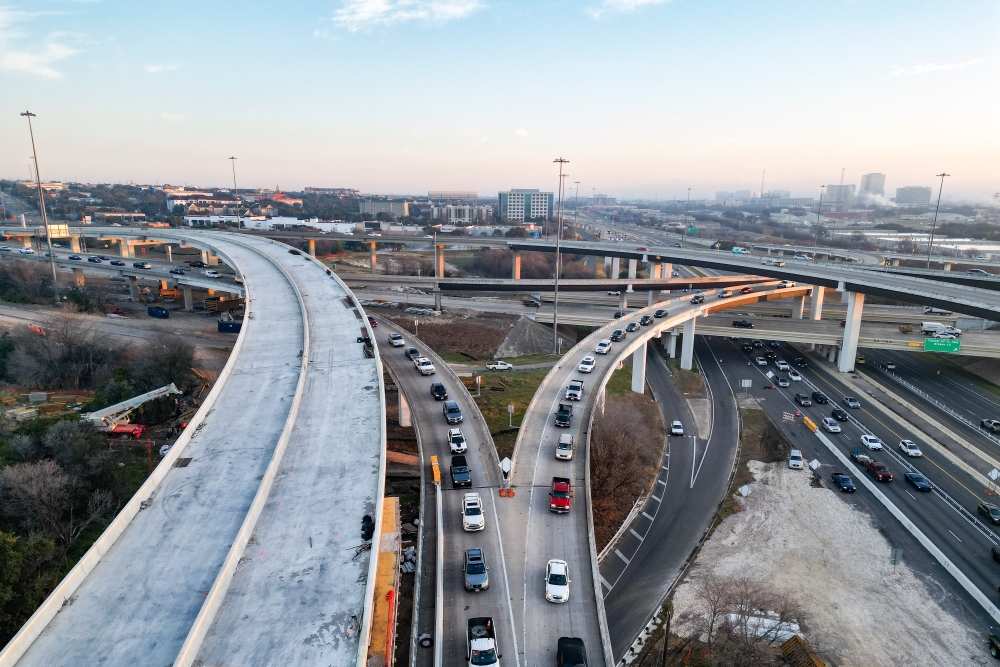 Drone shot of US 183 North