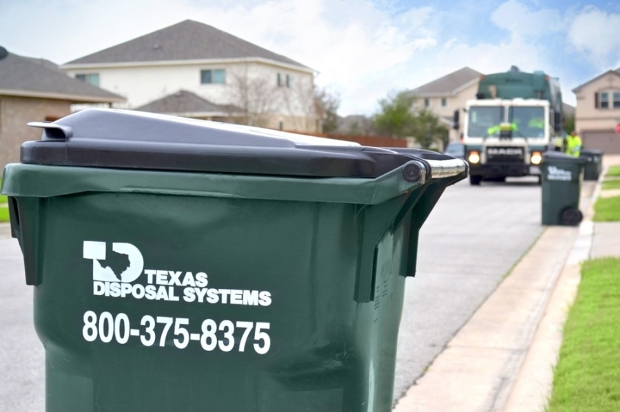 texas disposal systems trash can