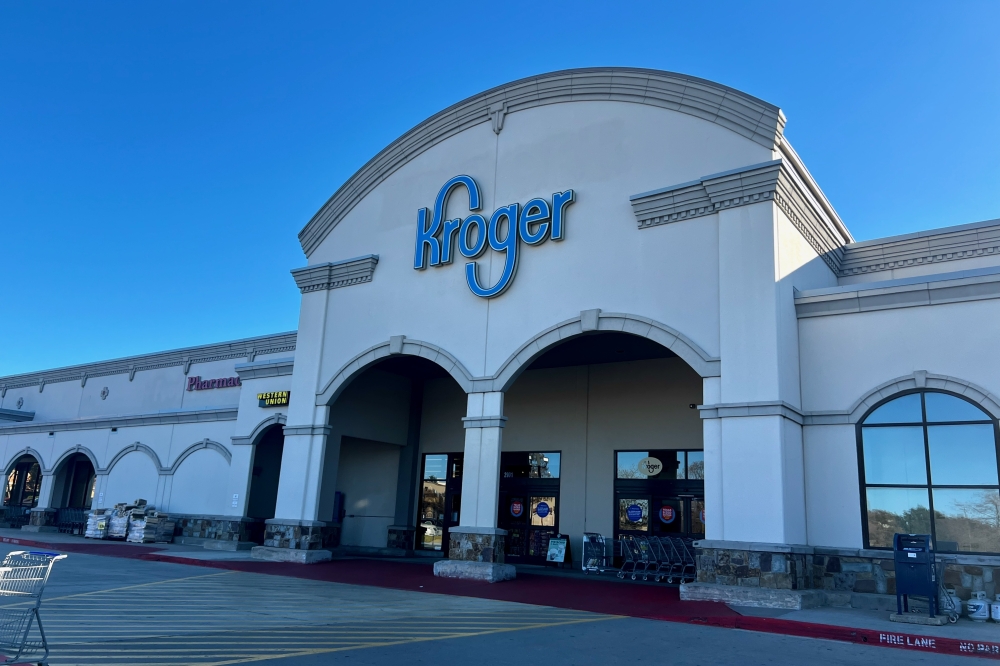 The Kroger store set to close is located at the intersection of Lake Forest Drive and Eldorado Parkway in McKinney. (Shelbie Hamilton/Community Impact)