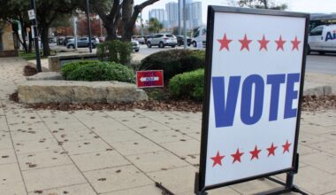 voting sign