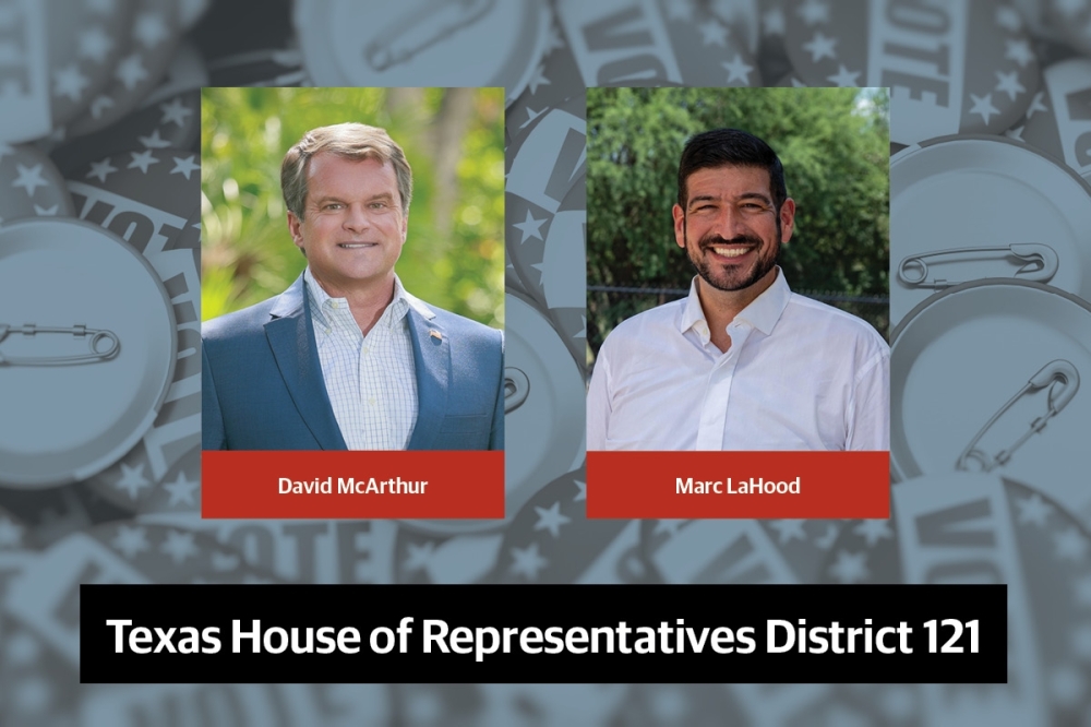 Marc LaHood and David McArthur are running for Texas House District 121 in the March 3 Republican Primary. (All photos submitted by respective candidates/Community Impact)