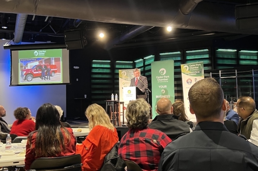 The Cedar Park Chamber of Commerce hosts a variety of events from luncheons, coffee meetups and more. (Community Impact staff)