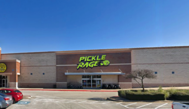 Exterior of PickleRage building