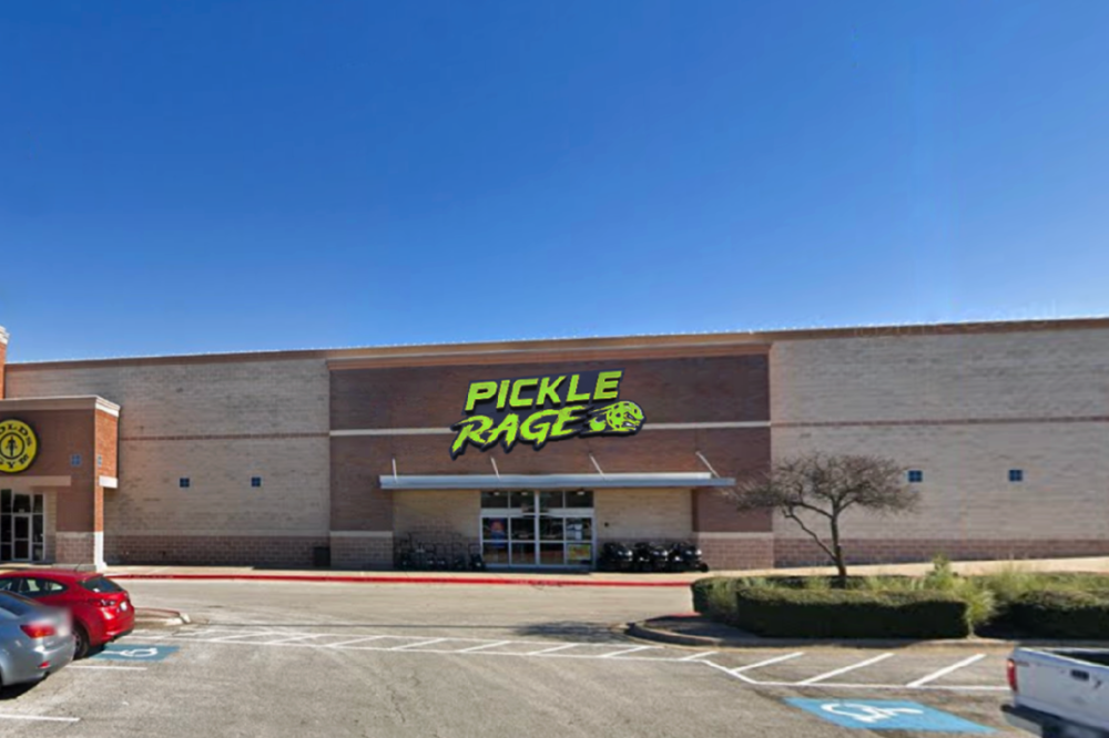 Exterior of PickleRage building