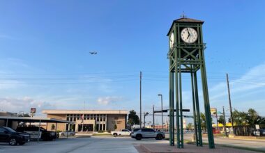 Humble City Hall and tower