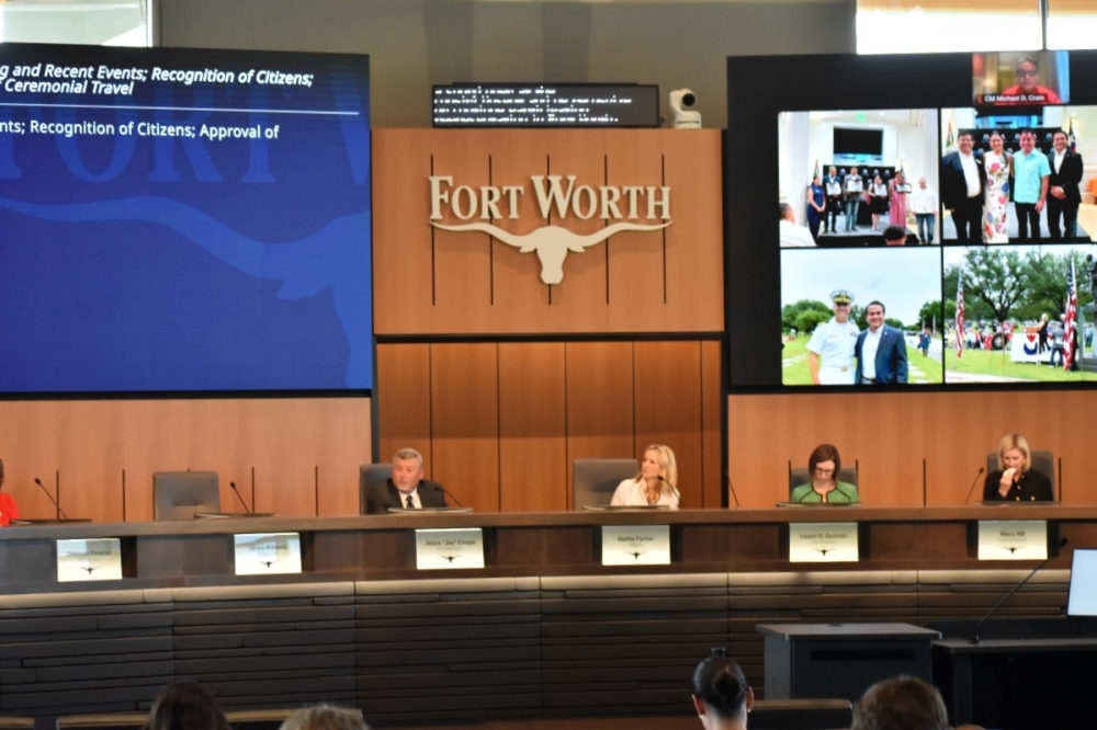 Fort Worth City Council dais