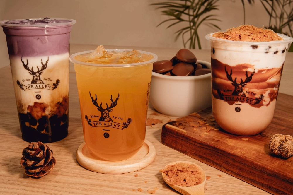 The business specializes in boba drinks, milk teas and smoothies, according to its website. (Courtesy The Alley)