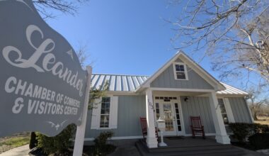 The Leander Chamber of Commerce and Visitors Center officially opened at the new location Jan. 7. (Courtesy The Leander Chamber of Commerce and Visitors Center)