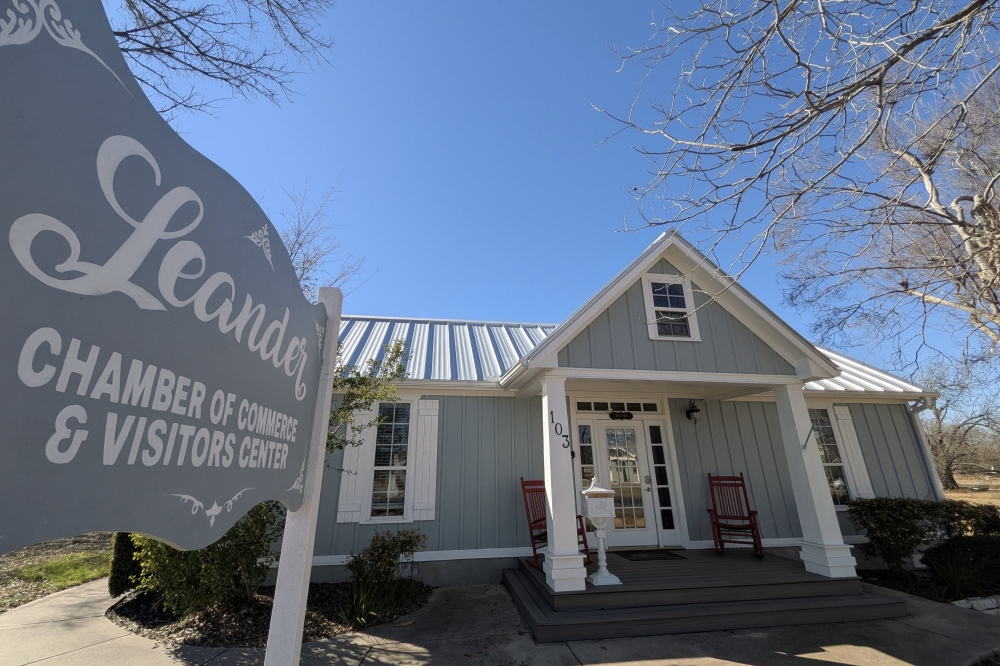 The Leander Chamber of Commerce and Visitors Center officially opened at the new location Jan. 7. (Courtesy The Leander Chamber of Commerce and Visitors Center)
