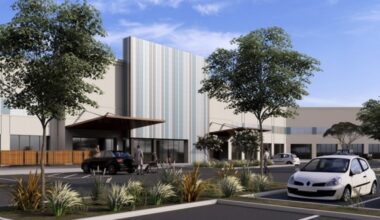 A rendering of the facility.