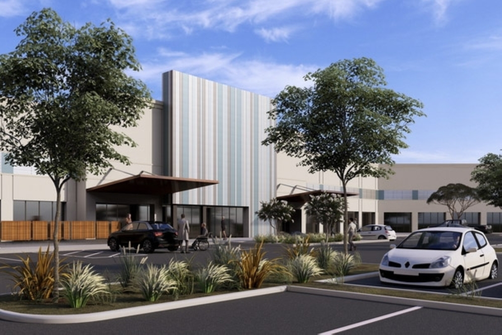 A rendering of the facility.