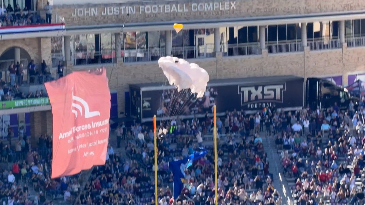 Parachutist unharmed after fall at Fort Worth’s Armed Forces Bowl – NBC 5 Dallas-Fort Worth