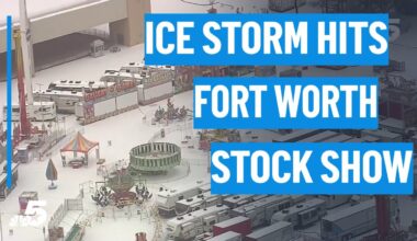 Ice storm hits Fort Worth Stockyards, Stock Show and Rodeo – NBC 5 Dallas-Fort Worth