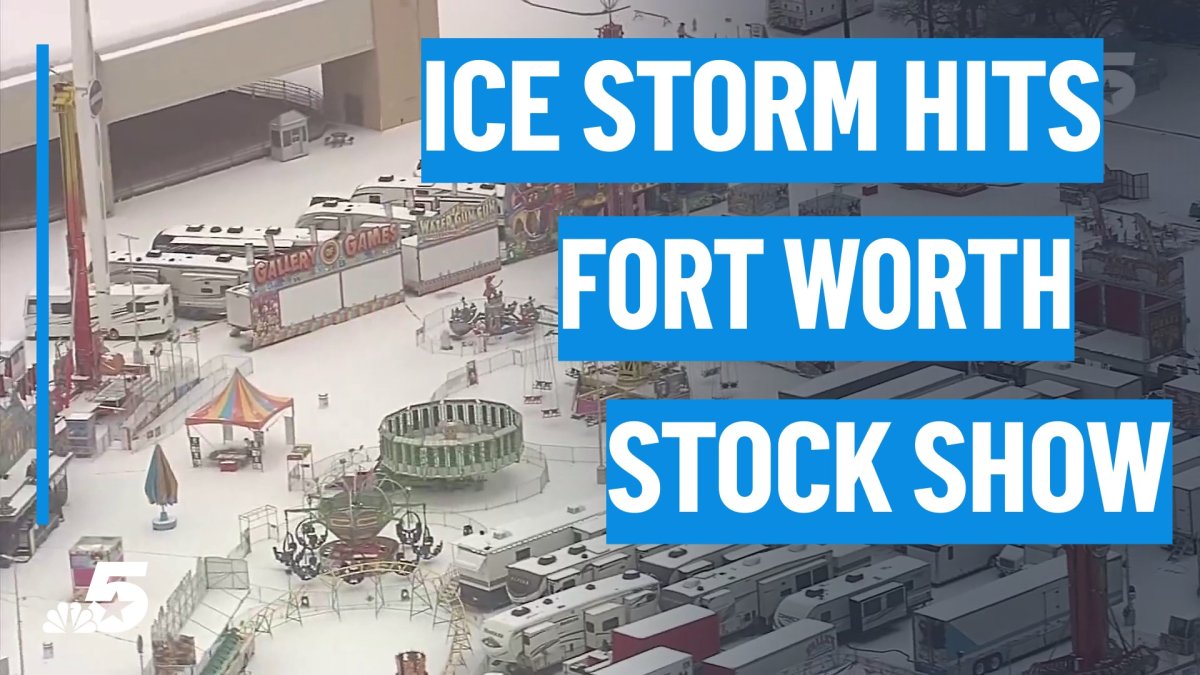 Ice storm hits Fort Worth Stockyards, Stock Show and Rodeo – NBC 5 Dallas-Fort Worth