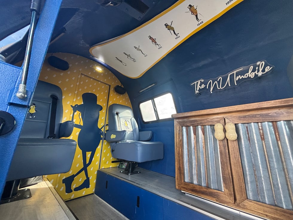 Planters Nutmobile makes stop in Lubbock, heads to Texas Tech on Wednesday