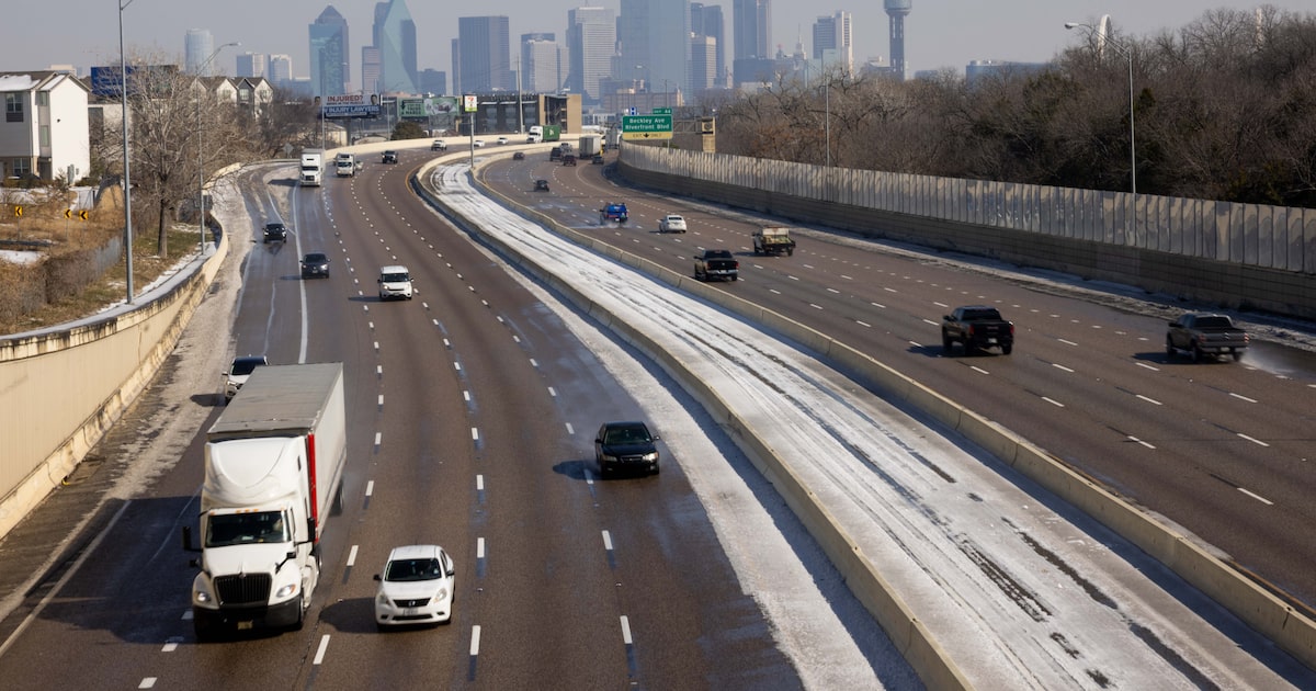State, city agencies work to clear D-FW roads, but many wait in limbo as ice melts
