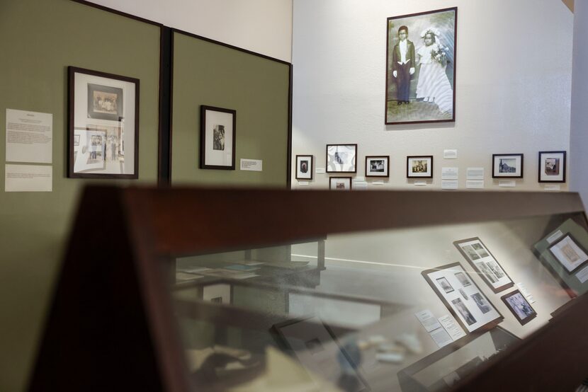 Exhibits at Freedman's Cemetery Facing the Rising Sun exhibition, on Saturday, Jan. 31,...
