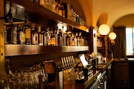 The dining room at Goodwins is a fine place to eat. The bar at Goodwins (pictured) will...