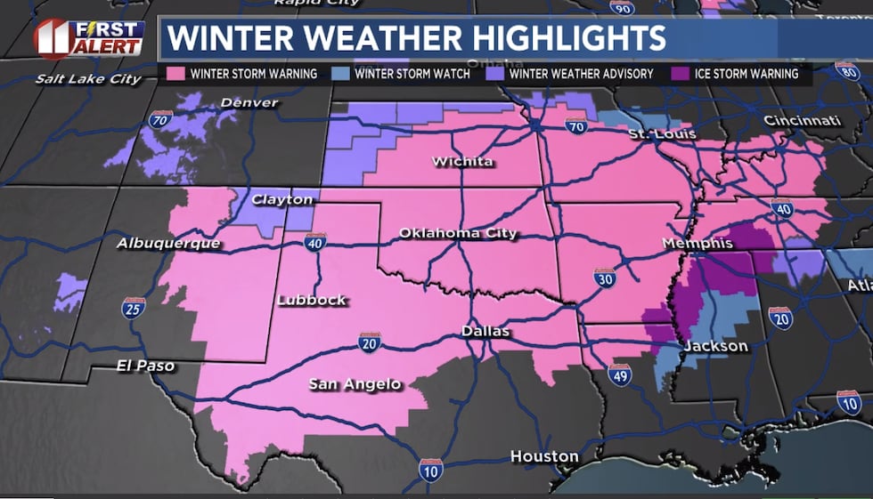 Alerts as of Thursday afternoon
