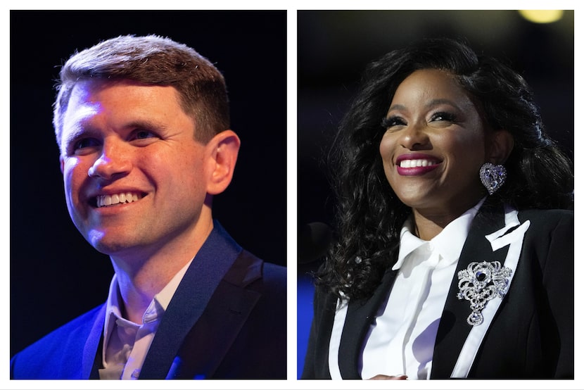 The leading Democratic candidates for Senate, state Rep. James Talarico and U.S. Rep....