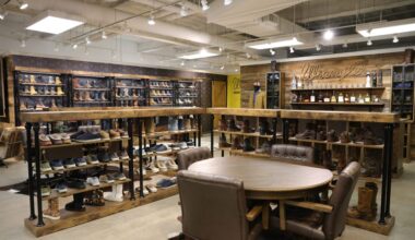 Wrangler foowear showroom in Dallas