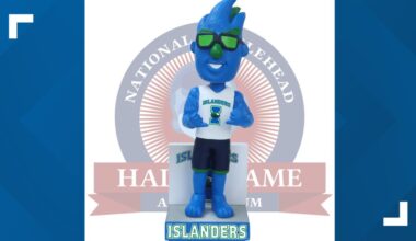 TAMUCC Islander Mascot bobblehead revealed