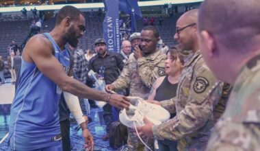 Mavericks honor service members with 'Seats for Heroes' night in Dallas