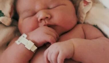 ‘Didn’t think babies got this big’