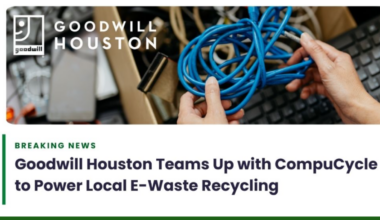 Goodwill Houston offers responsible electronics recycling!f | SUNNY 99.1