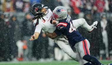 C.J. Stroud's 4 interceptions dig a hole the Texans' defense can't get out of in loss to Patriots | NFL