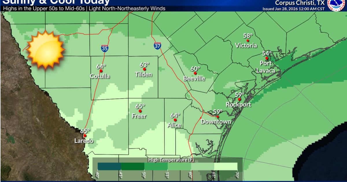 Sunny skies today across South Texas | Beeville Bee-Picayune