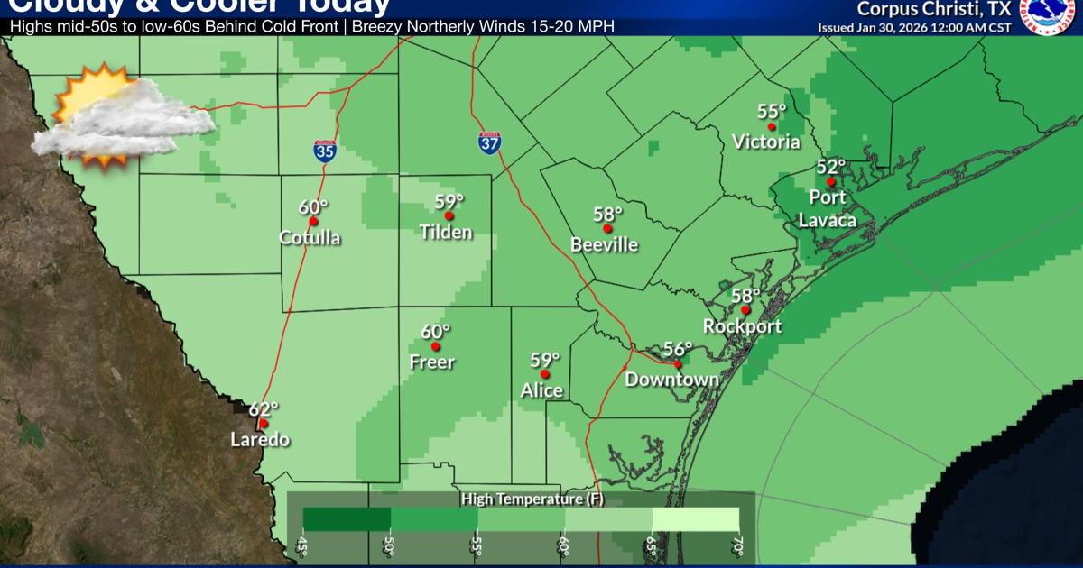 Cool, cloudy Friday across South Texas | Beeville Bee-Picayune