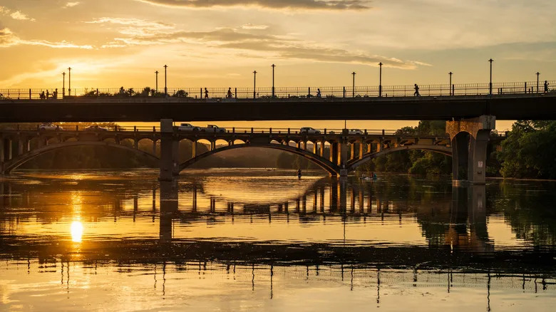 Pfluger Pedestrian Bridge in Austin, Texas