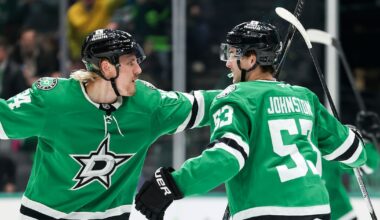 With wins hard to come by lately, Dallas Stars sneak by struggling Blues in final minute