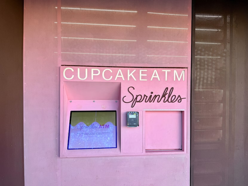 The Cupcake ATM located in Preston Center, in Dallas, was empty by early afternoon on Dec. 31.