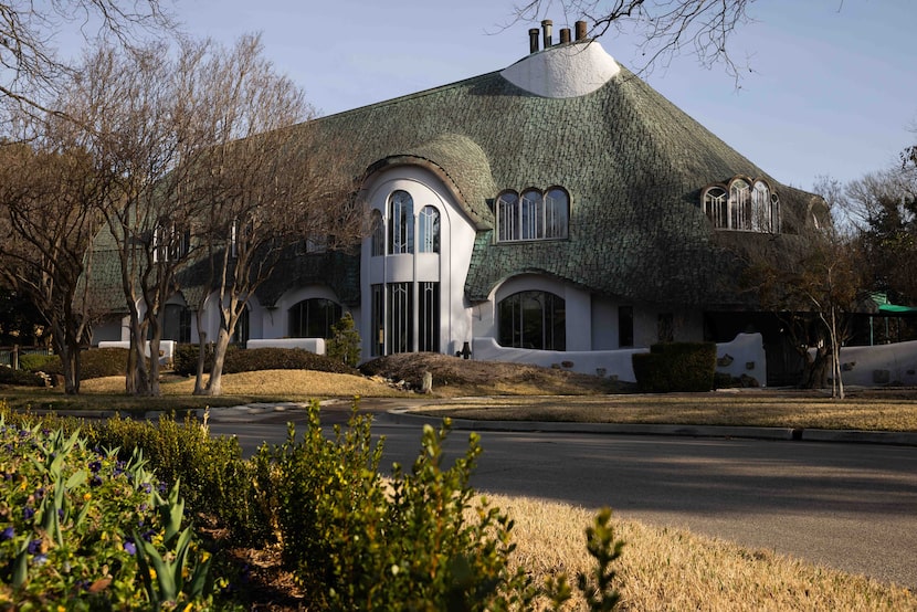 The home at 4200 Armstrong Parkway, also known as the “Mushroom House”, in Highland Park on...
