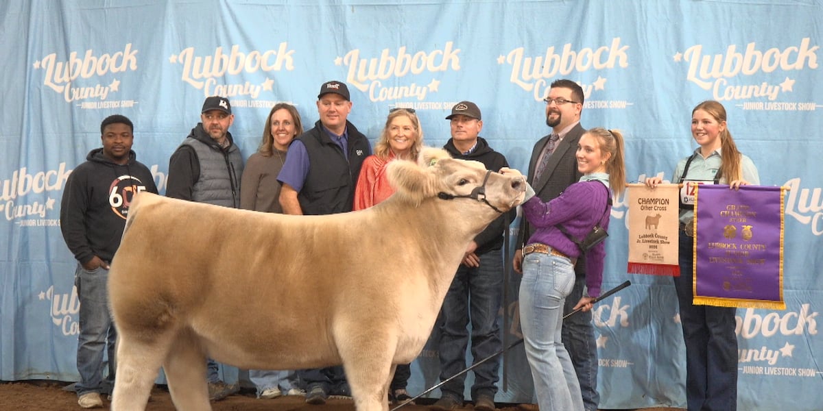 Lubbock County Junior Livestock Show draws kids from around the South Plains