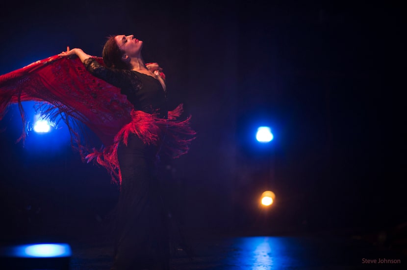Fanny Ara is one of the international stars of Flamenco Vivo Carlota Santana's "Tablao...