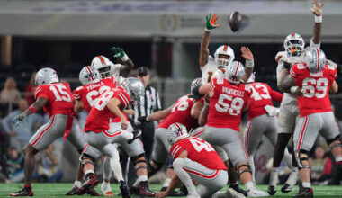 Defending champ Ohio State loses to Miami as teams with first-round byes drop to 0-5 in playoff