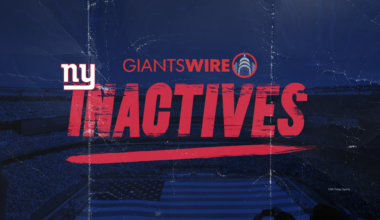 New York Giants vs. Cowboys Week 18 inactives: Who's in, who's out?