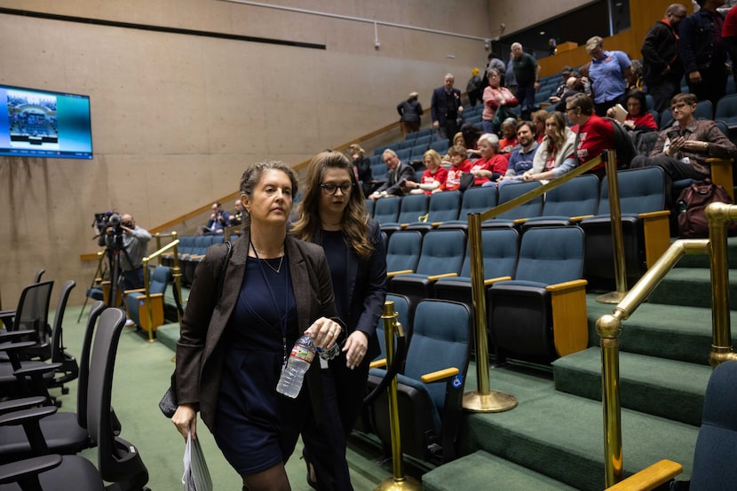 Dallas Public Library Director Manya Shorr (left) and Dr. Brita Andercheck, Chief Data...