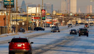 Slow warming trend on tap Tuesday for North Texas but slick ice spots still likely