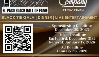 El Paso Black Hall of Fame to celebrate excellence, legacy, and impact in the community
