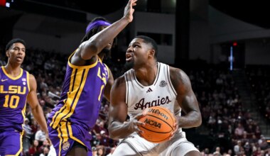 Texas A&M rises ten spots in the NET rankings after defeating LSU