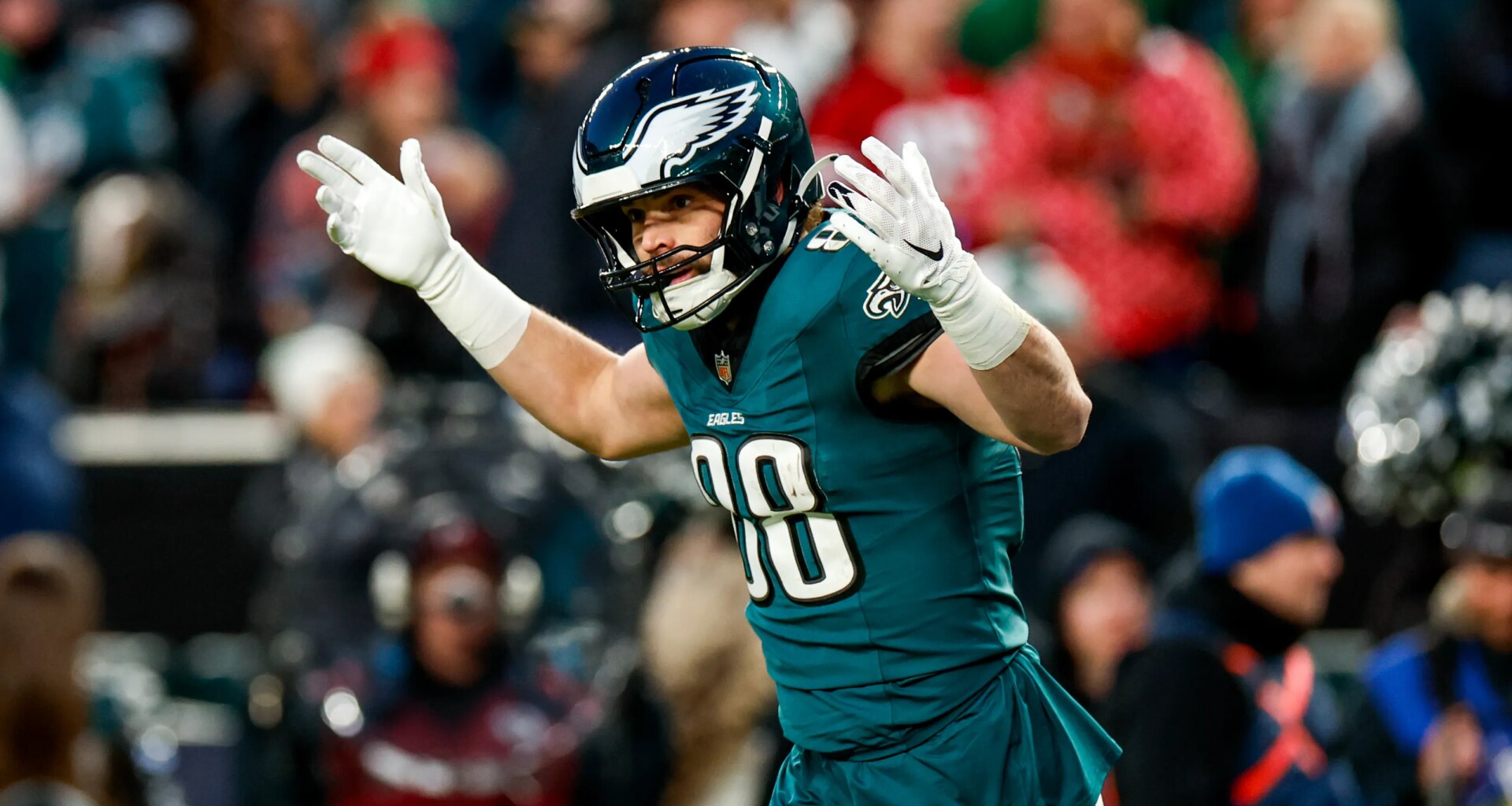Dallas Goedert accomplishes rare TE feat in Eagles Wild Card game