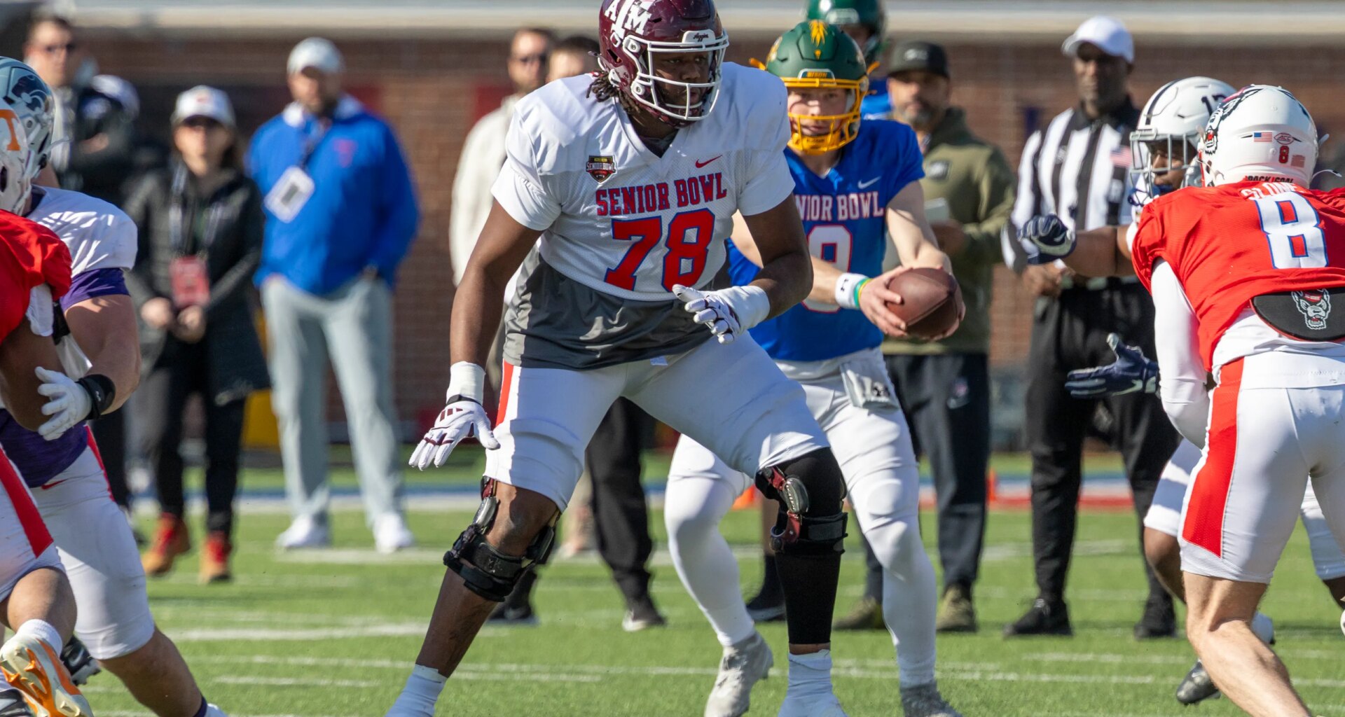 Eight Texas A&M Aggies will play in Saturday's annual Senior Bowl